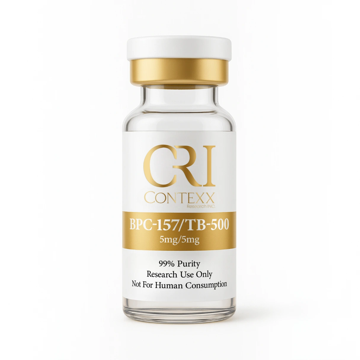 BPC-157/TB-500 5mg/5mg research peptide vial – Contexx Research