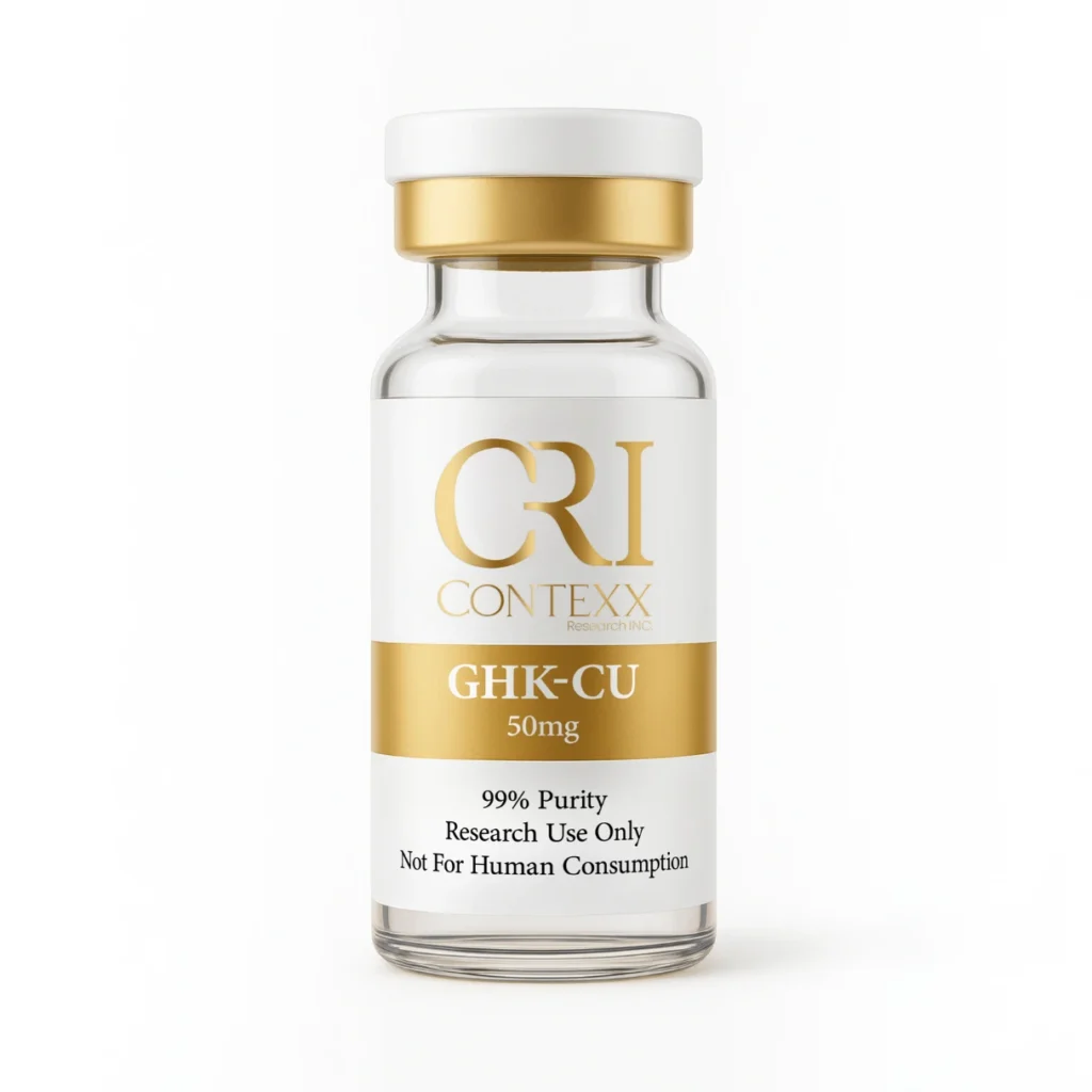 GHK-CU 50mg research peptide vial – Contexx Research