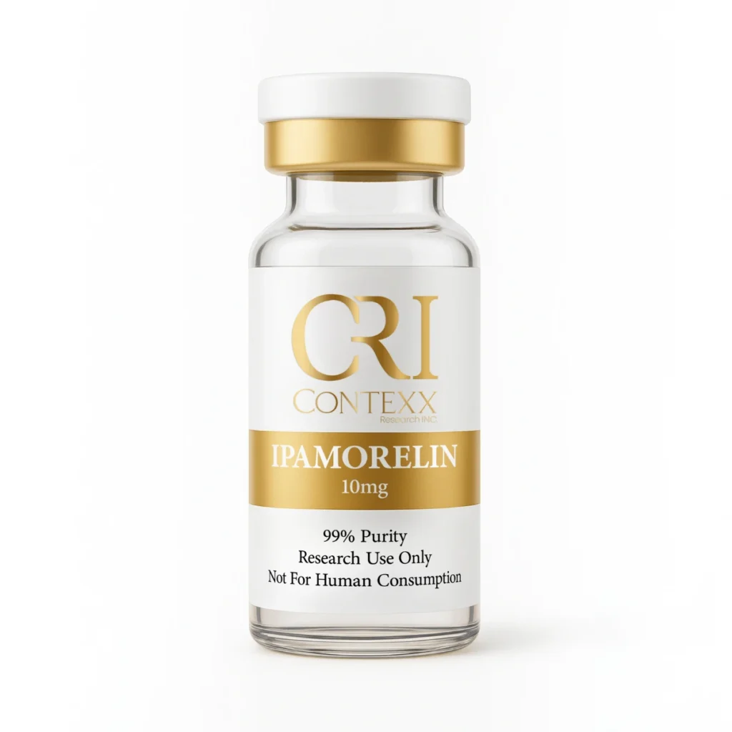 IPAMORELIN 10mg research peptide vial – Contexx Research