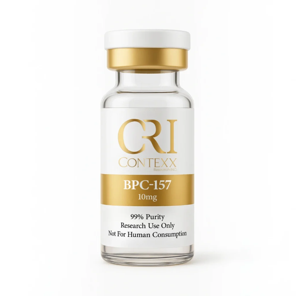 BPC-157 10mg research peptide vial – Contexx Research