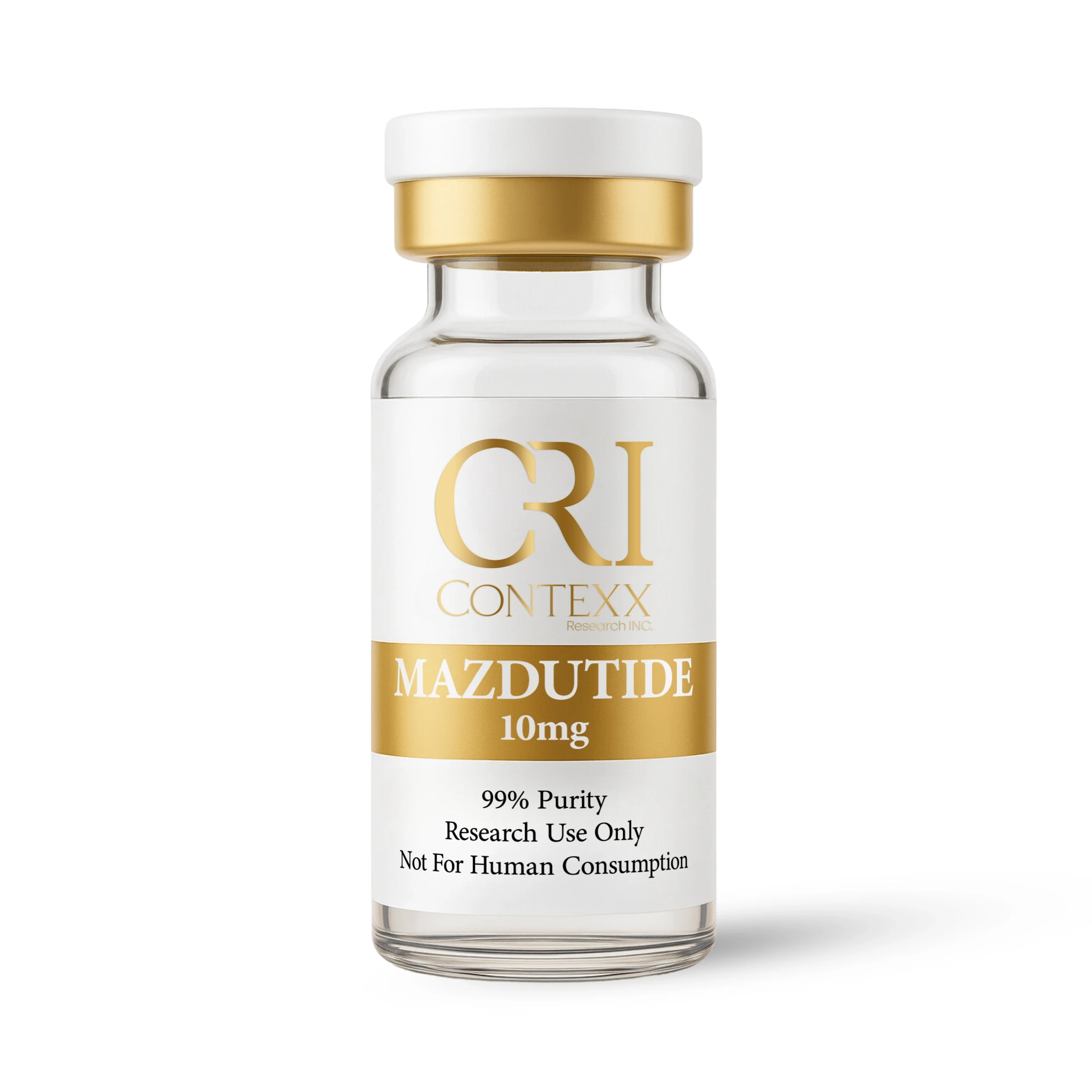 Mazdutide 10mg research peptide vial – Contexx Research